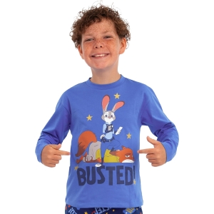 1766966869 disney pyjama garcon zootopie ensembles de pyjama garcon judy hopps pyjamas coton manche longue