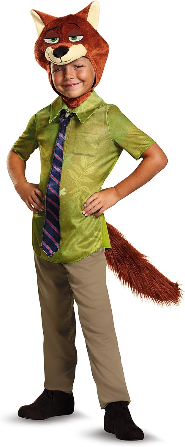 Disguise Nick Wilde Classic Zootopia Disney Costume, X-Small/3T-4T