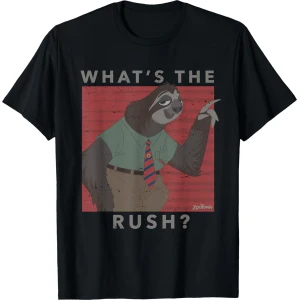Disney Zootopie Flash What's The Rush T-Shirt
