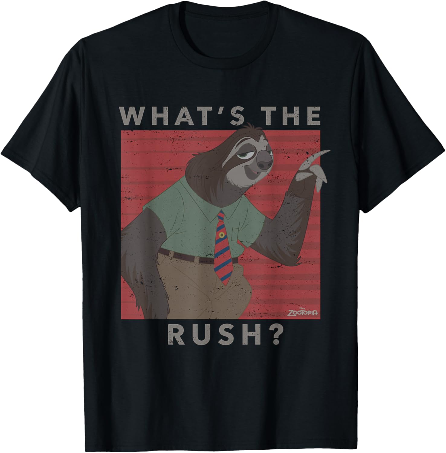 Disney Zootopie Flash What's The Rush T-Shirt