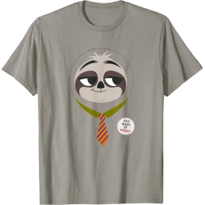 Disney Zootopie Flash the Sloth Face T-Shirt