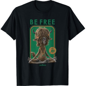 Disney Zootopie Yax the Yak Be Free With Me T-Shirt