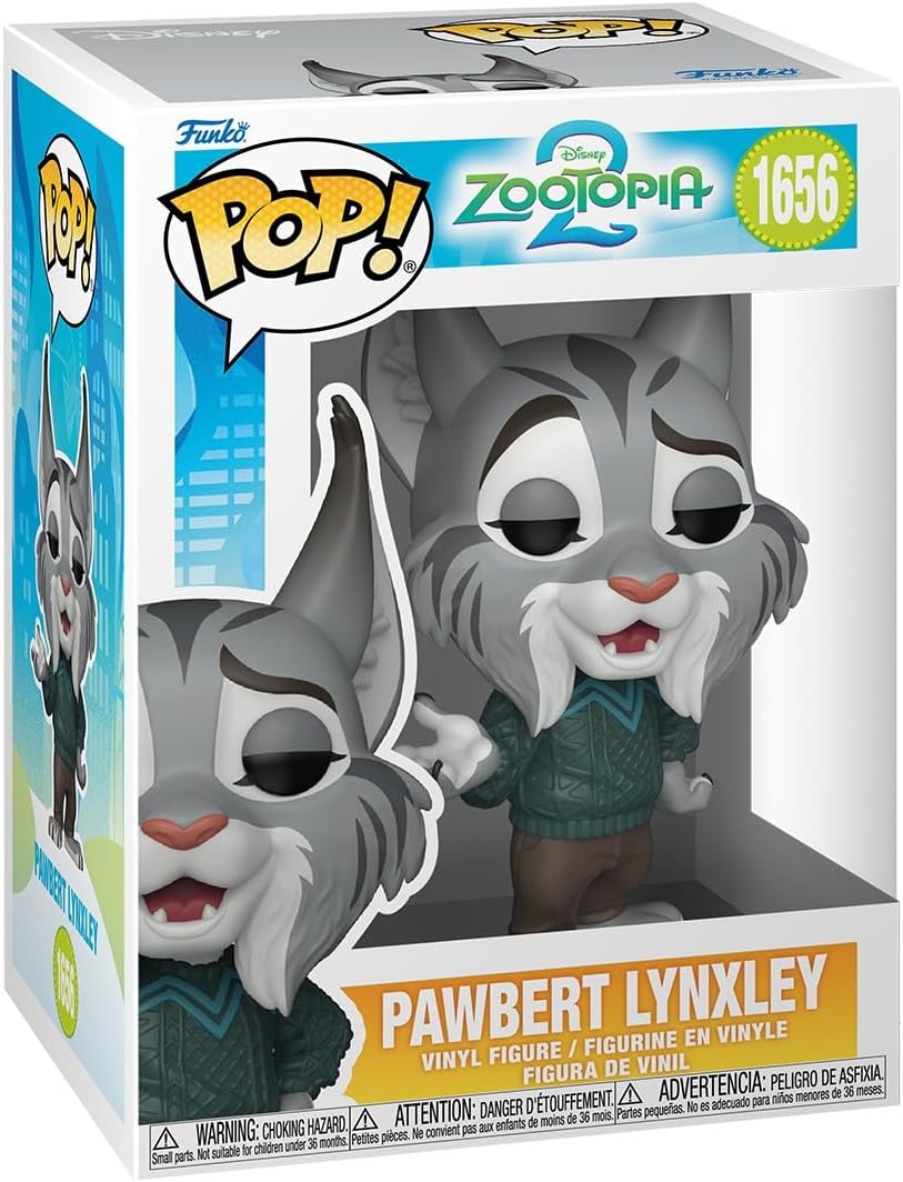 Funko Pop! Disney: Zootopie 2 - Pawbert Lynxley - Figurine en Vinyle à Collectionner - Idée de Cadeau - Produits Officiels - Jouets pour Les Enfants et Adultes