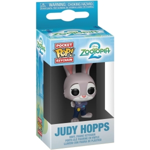 Funko pop keychain zootopie 2 judy hopps mini figurine en vinyle a collectionner porte cles fantaisie cadeau de noel idee de