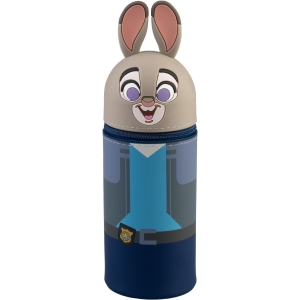Grupo Erik - Trousse Scolaire Disney, Zootopie Judy Hopps | Trousse Extensible en Silicone pour la rentrée Scolaire, Fournitures de Bureau | Papeterie Disney, Cadeaux