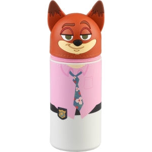 Grupo Erik - Trousse Scolaire Disney, Zootopie Nick Wilde | Trousse Extensible en Silicone pour la rentrée Scolaire, Fournitures de Bureau | Papeterie Disney