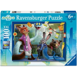 Ravensburger - Puzzle Enfant - 100 pièces XXL - Retour à Zootopie/Zootopie 2 - Fille ou garçon dès 6 Ans - Puzzle de qualité supérieure - 12004138