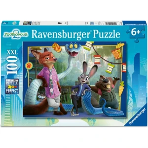 Ravensburger - Puzzle Enfant - 100 pièces XXL - Retour à Zootopie/Zootopie 2 - Fille ou garçon dès 6 Ans - Puzzle de qualité supérieure - 12004138