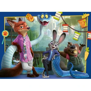 Ravensburger puzzle enfant 100 pieces xxl retour a zootopiezootopie 2 fille ou garcon des 6 ans puzzle de qualite superieure