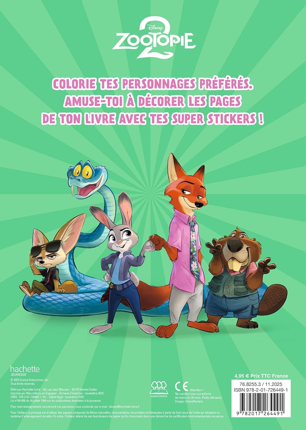 1768471123 zootopie 2 mes coloriages avec stickers disney