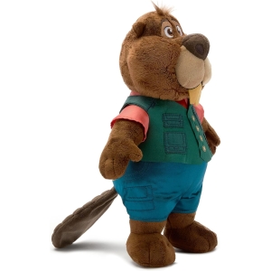 Disney store official peluche nibbles maplestick zootopie 32 cm inspiree du film zootopie 2 personnage de castor avec gilet d