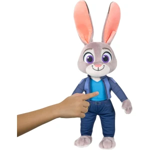 Zootopie 2 judy hopps peluche interactive zootopie 2 de disney de 35 cm plus de 10 sons et phrases jouets en peluche pour enf