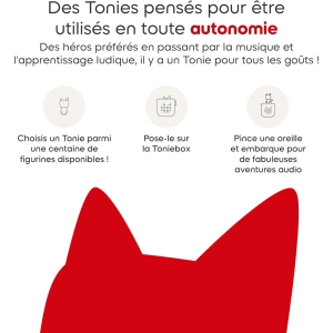 Tonies Figurine Zootopie - Personnage Audio pour Toniebox - 2-4 Ans