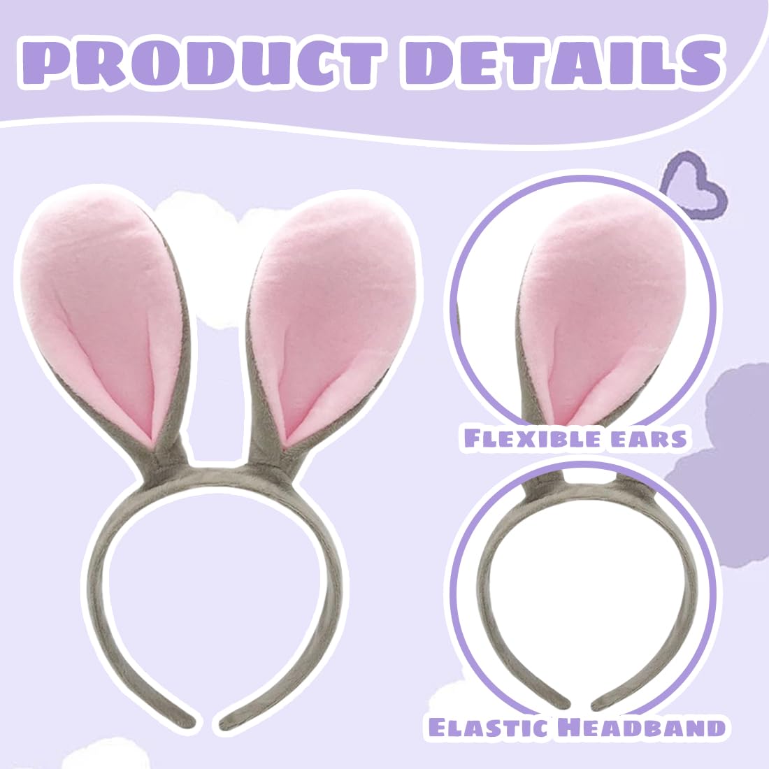 Bandeau Oreilles Lapin et Renard Zootopie - Déguisement Enfant – Image 3