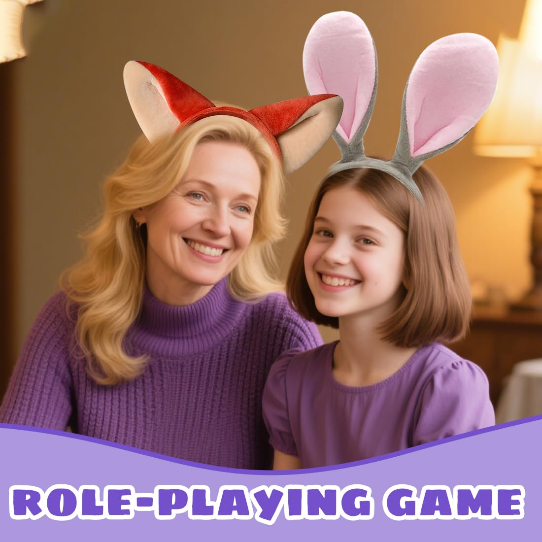 Bandeau Oreilles Lapin et Renard Zootopie - Déguisement Enfant – Image 4