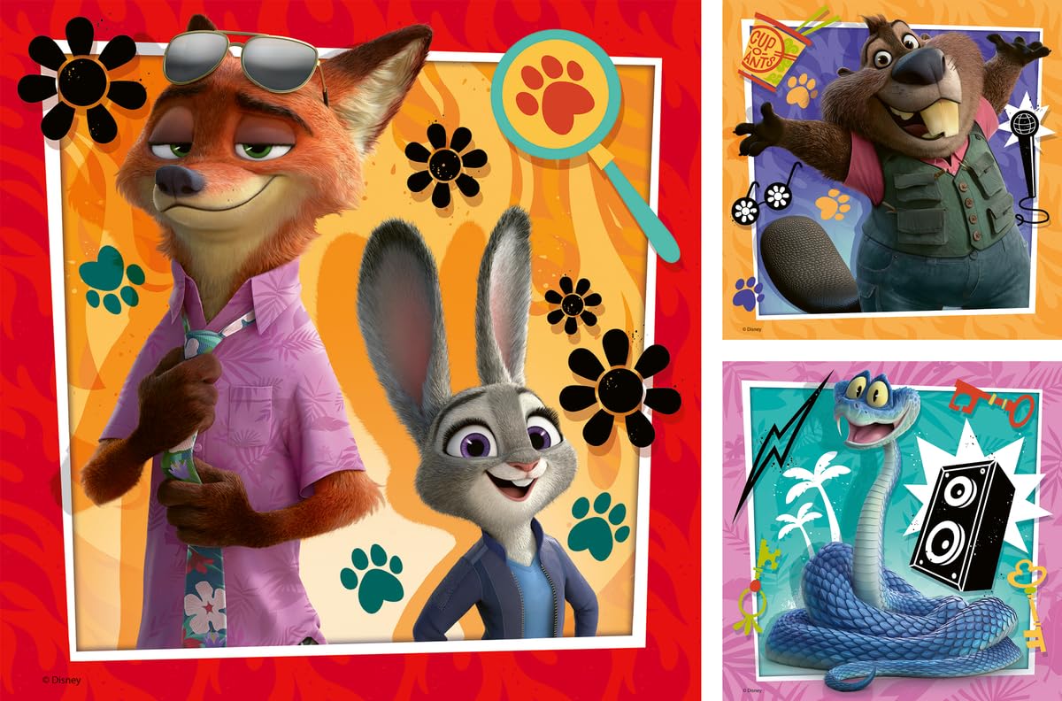 Puzzle Zootopie 2 Lot de 3 Puzzles 49 Pièces - Ravensburger – Image 2