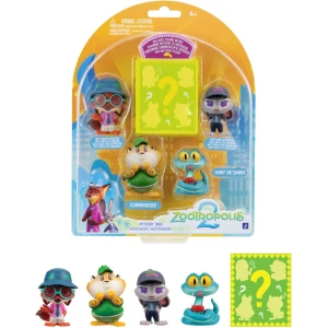 Figurine Mystery Tails Zootopie 2 - Pack de 5 Figurines Mystères 5 cm