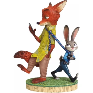 Figurine Zootopie Nick et Judy Debout 20 cm - Collection Disney Showcase