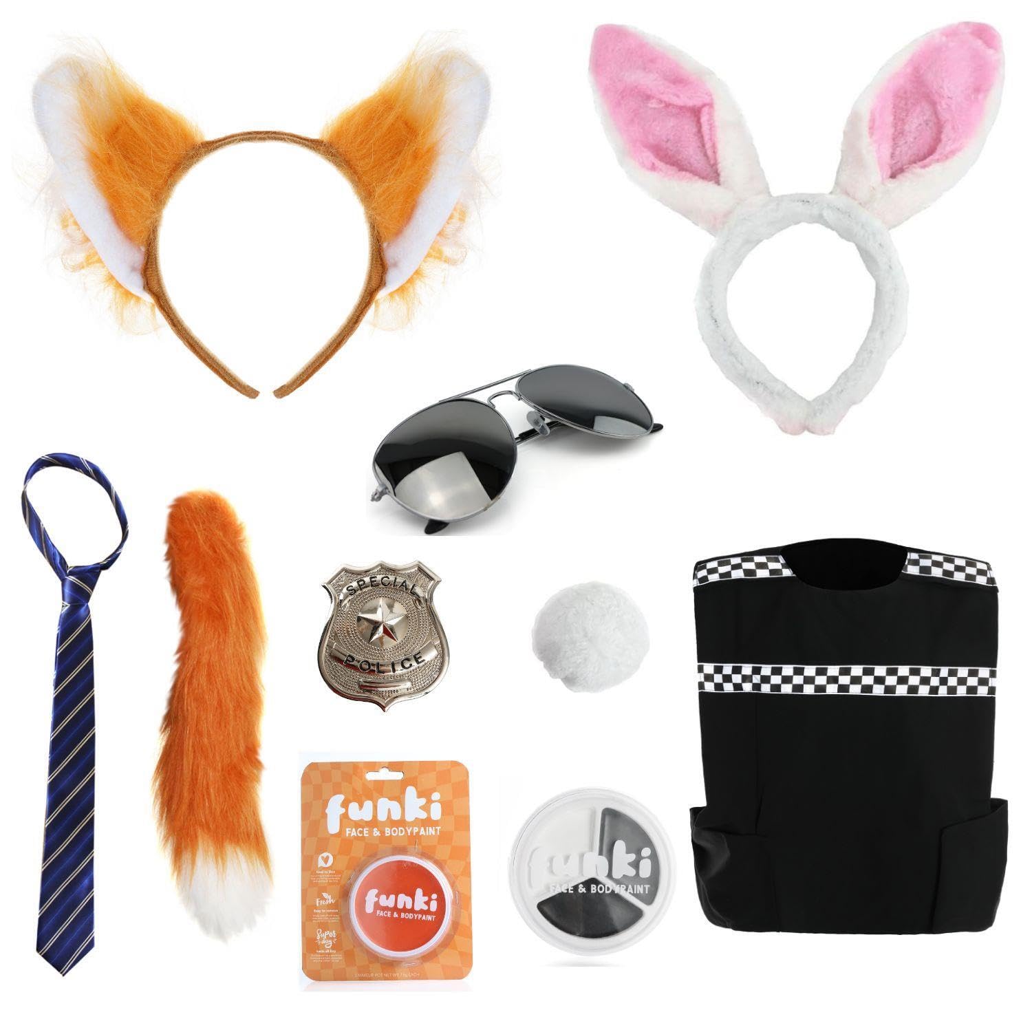 Déguisement Zootopie Enfant - Gilet Police Judy Hopps et Nick Wilde