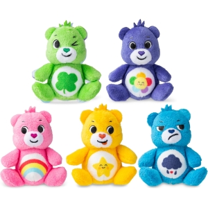 Mini Peluches Care Bears Zootopie - Coffret 5 Oursons à Collectionner