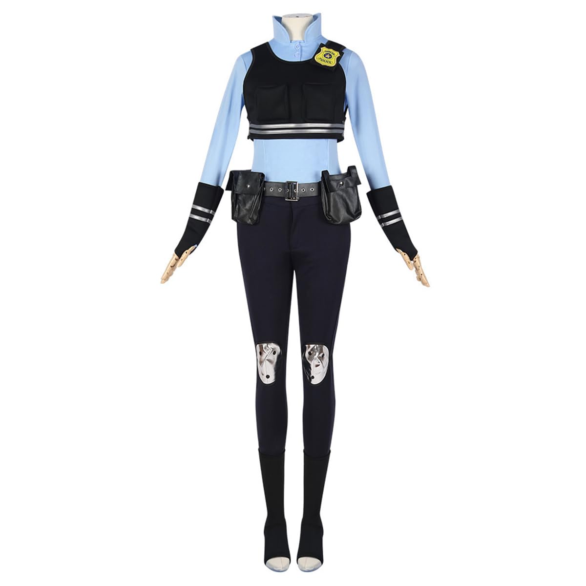 Déguisement Judy Hopps Zootopie Femme - Costume Policier avec Accessoires