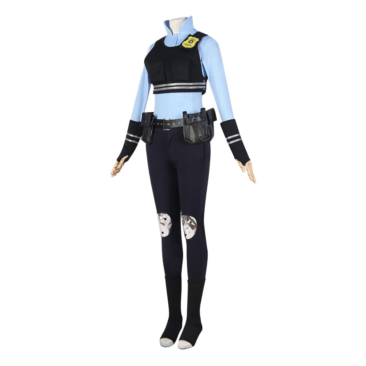 Déguisement Judy Hopps Zootopie Femme - Costume Policier avec Accessoires – Image 3