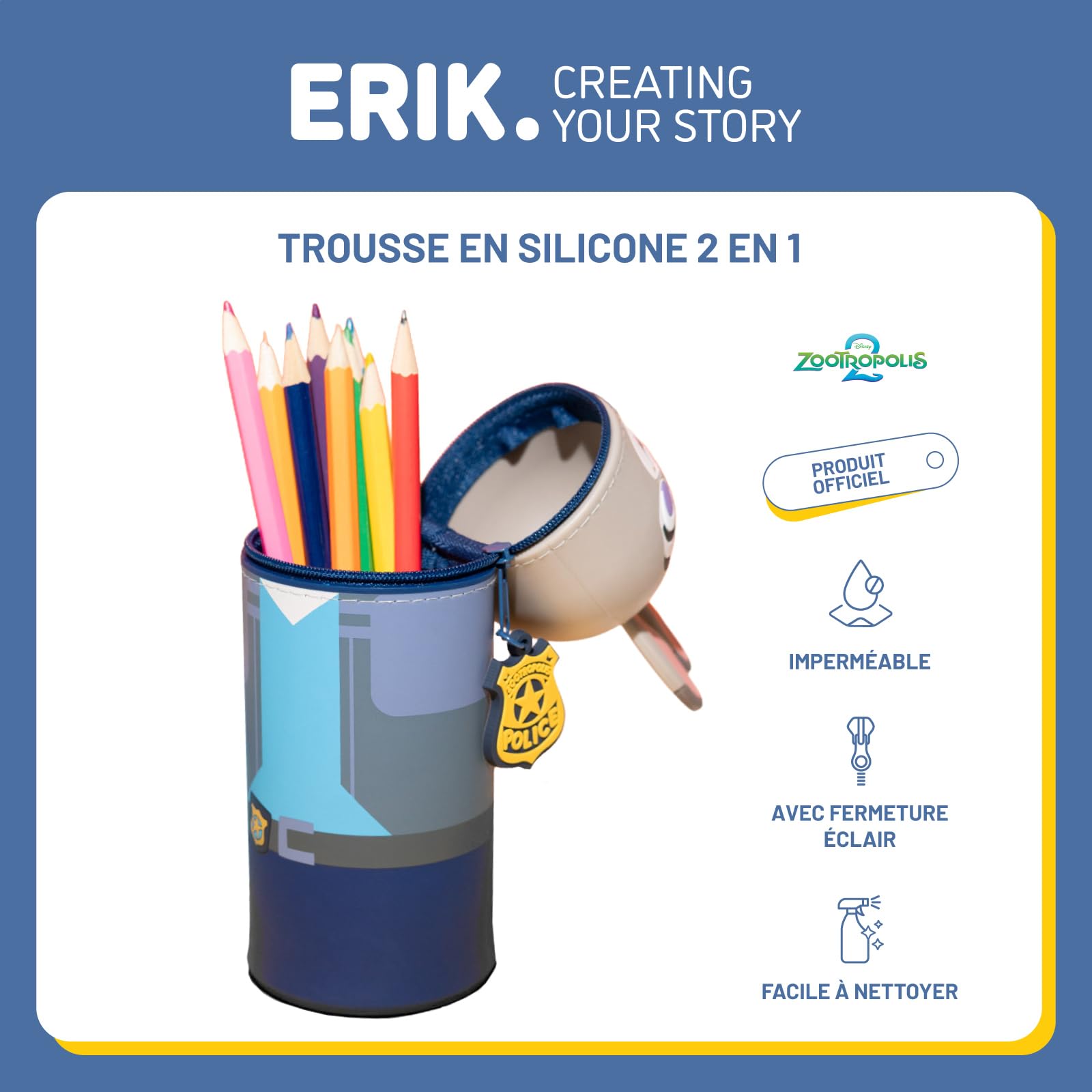 Trousse Scolaire Zootopie Judy Hopps - Extensible Silicone – Image 2
