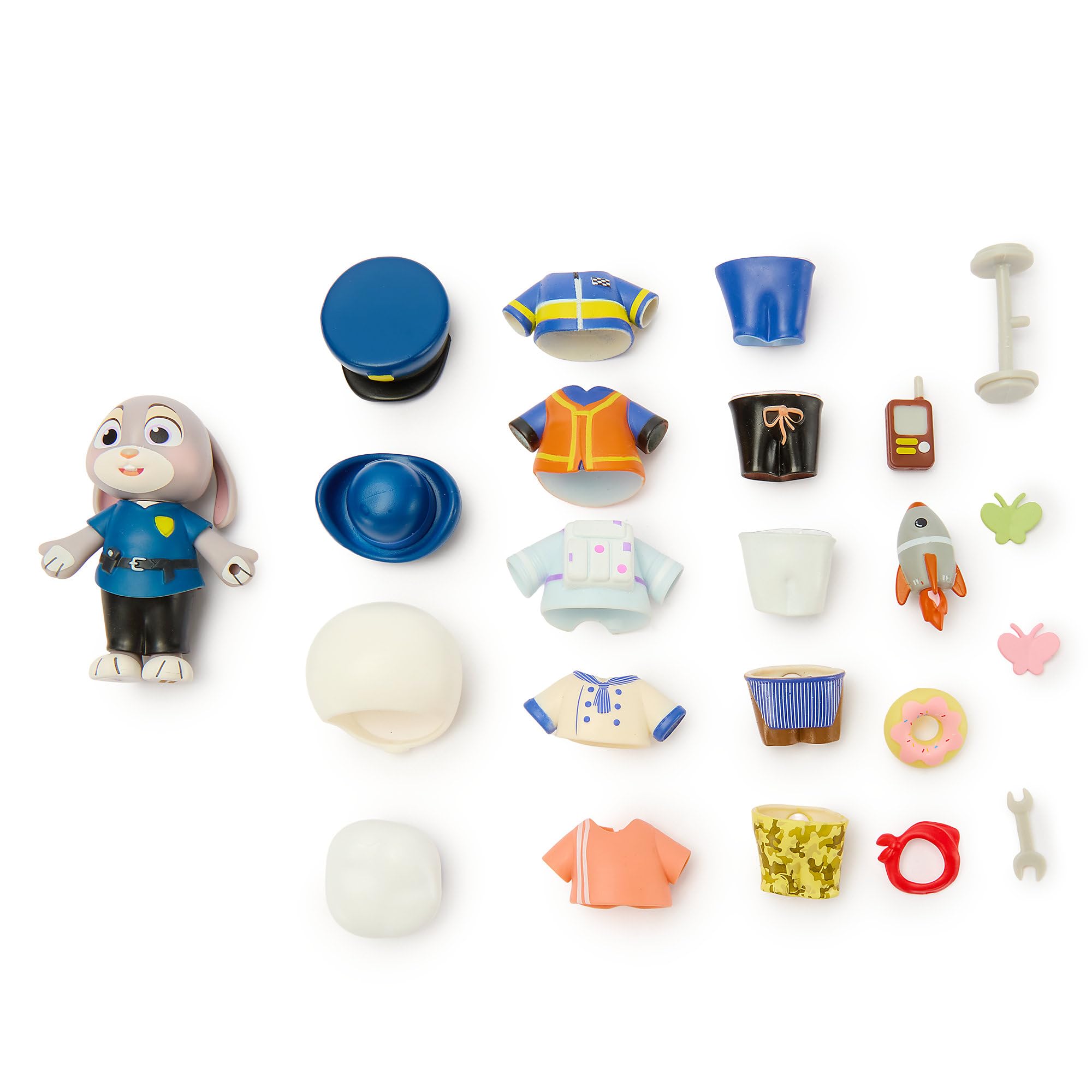 Ensemble 27 Figurines Zootopie Judy Hopps - Costumes et Accessoires – Image 2