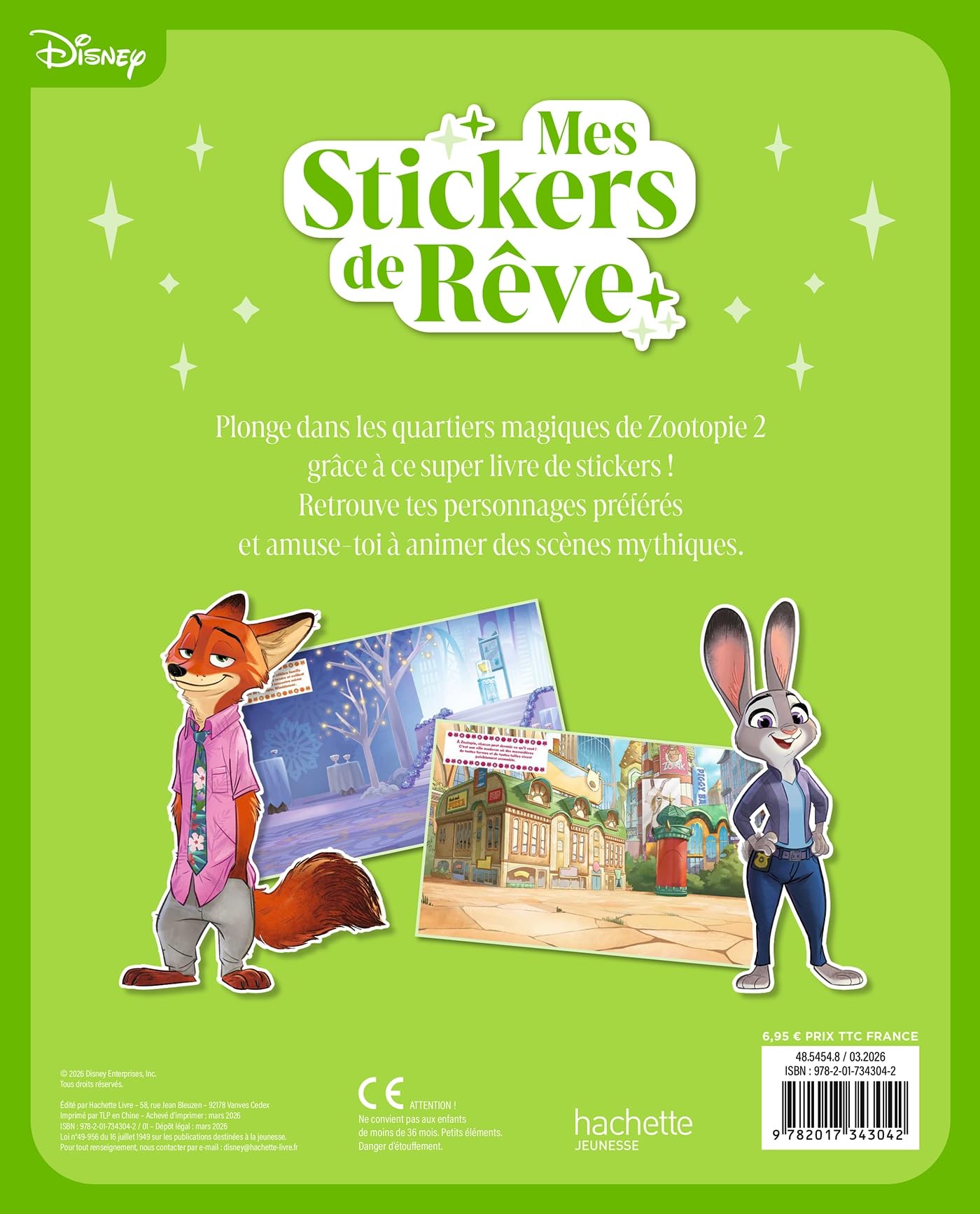 Livre Stickers Zootopie - Mes Stickers de Rêve – Image 3