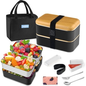 Lunch Box Zootopie Boîte Bento 2 Couches avec Couverts