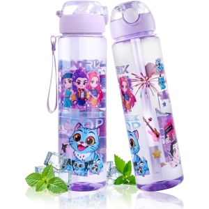 Gourde Enfant Zootopie Double Face avec Paille 750 ml