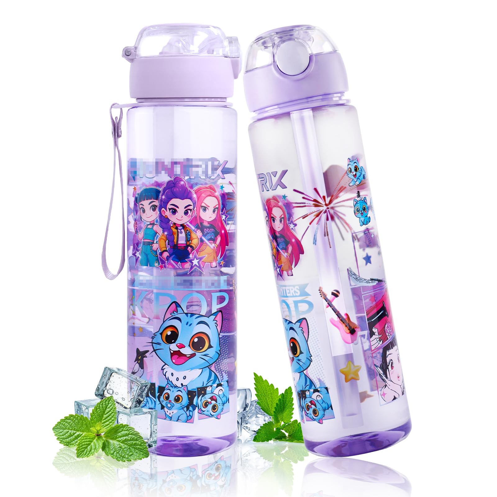 Gourde Enfant Zootopie Double Face avec Paille 750 ml