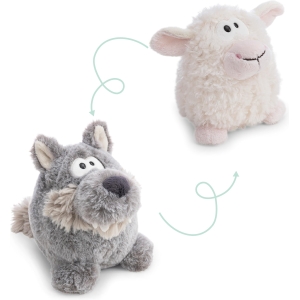 Peluche Loup Mouton Zootopie Réversible 15 cm - NICI 2 en 1