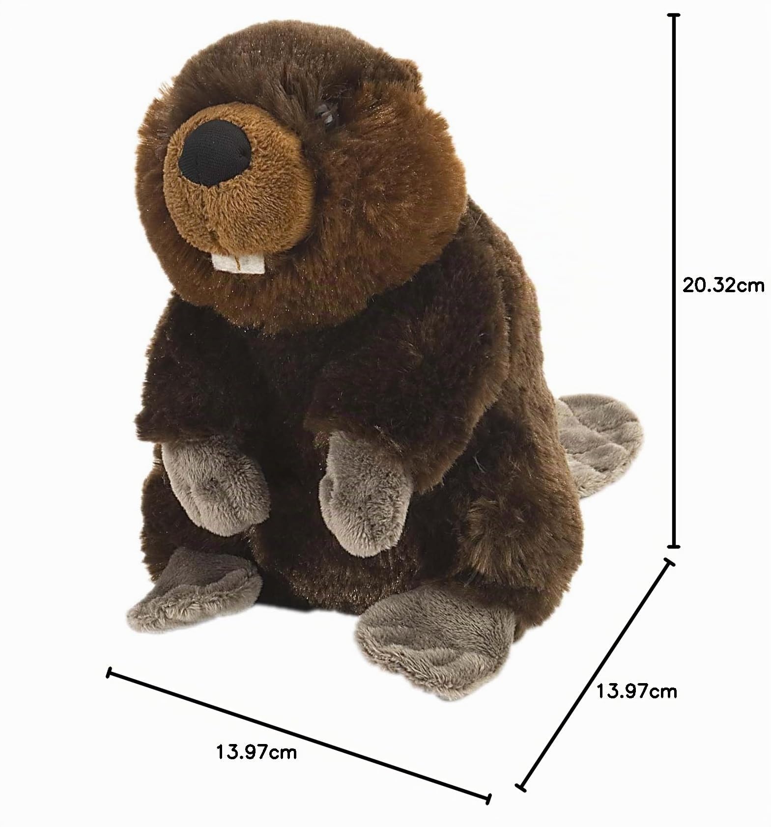 Peluche Castor Zootopie Wild Republic Cuddlekins Mini 20 cm – Image 2