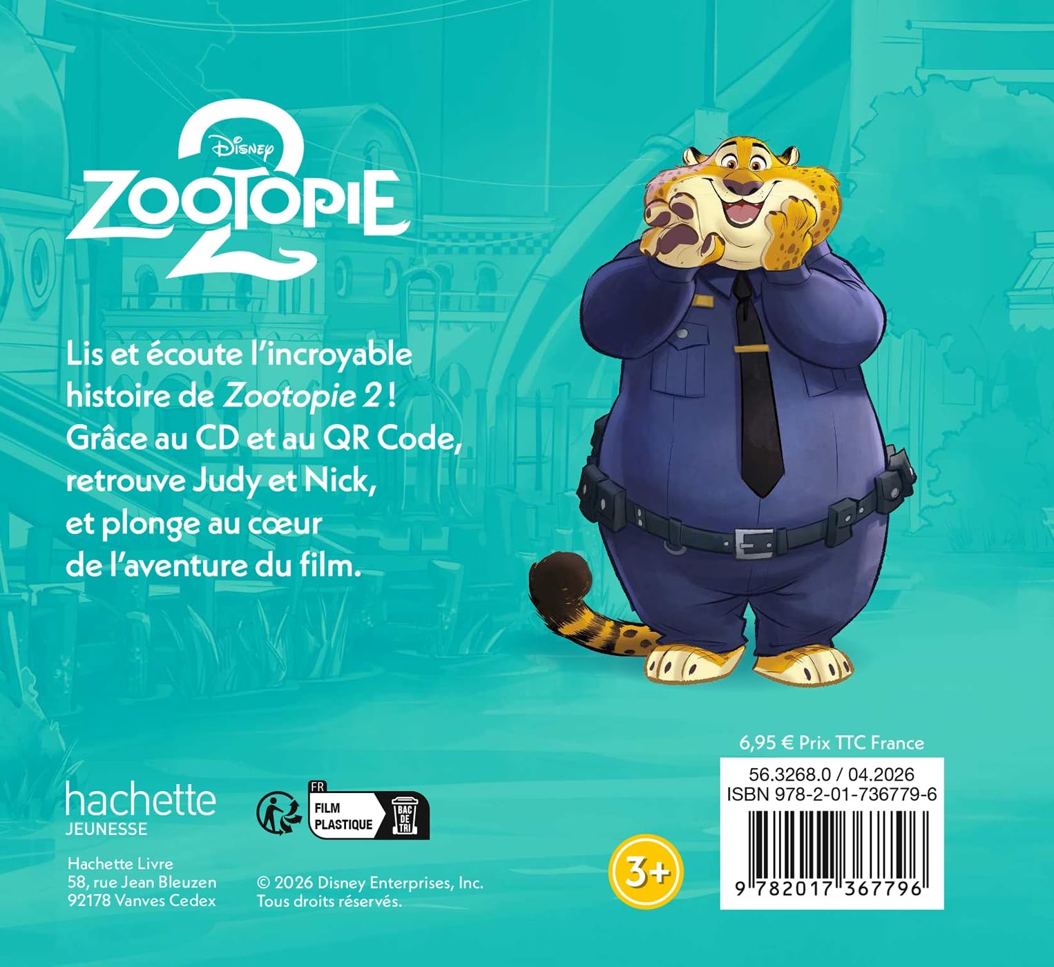 Livre CD Zootopie 2 - Mon Histoire à écouter - L'histoire du film – Image 3