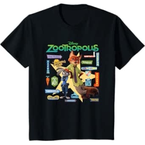 T-shirt Zootopie Signes - Mixte Enfant
