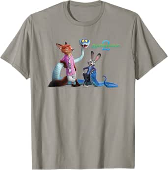 T-shirt Zootopie Personnages - Homme