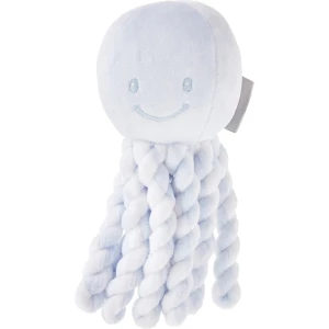 Peluche Poulpe Nattou Lapidou 23 cm Bleu/Blanc