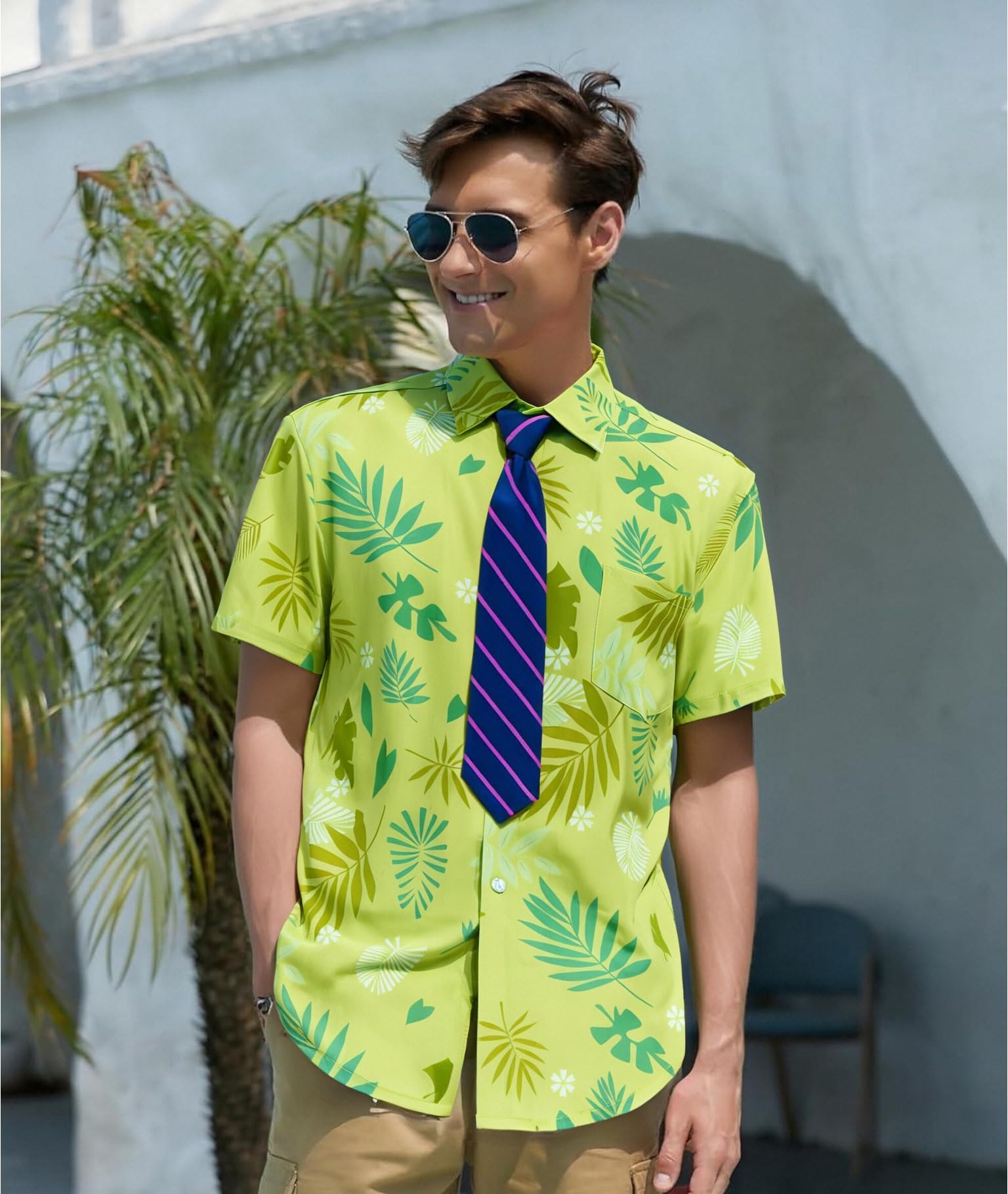 Déguisement Nick Wilde Zootopie Homme - Chemise Cravate Oreilles Queue – Image 5