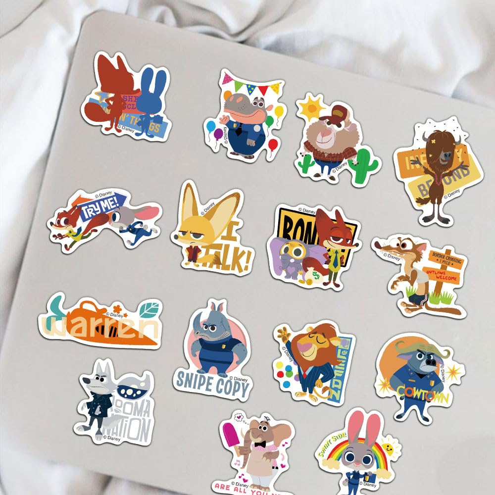 Lot de 50 autocollants Zootopie Judy Hopps - Vinyle imperméable – Image 6