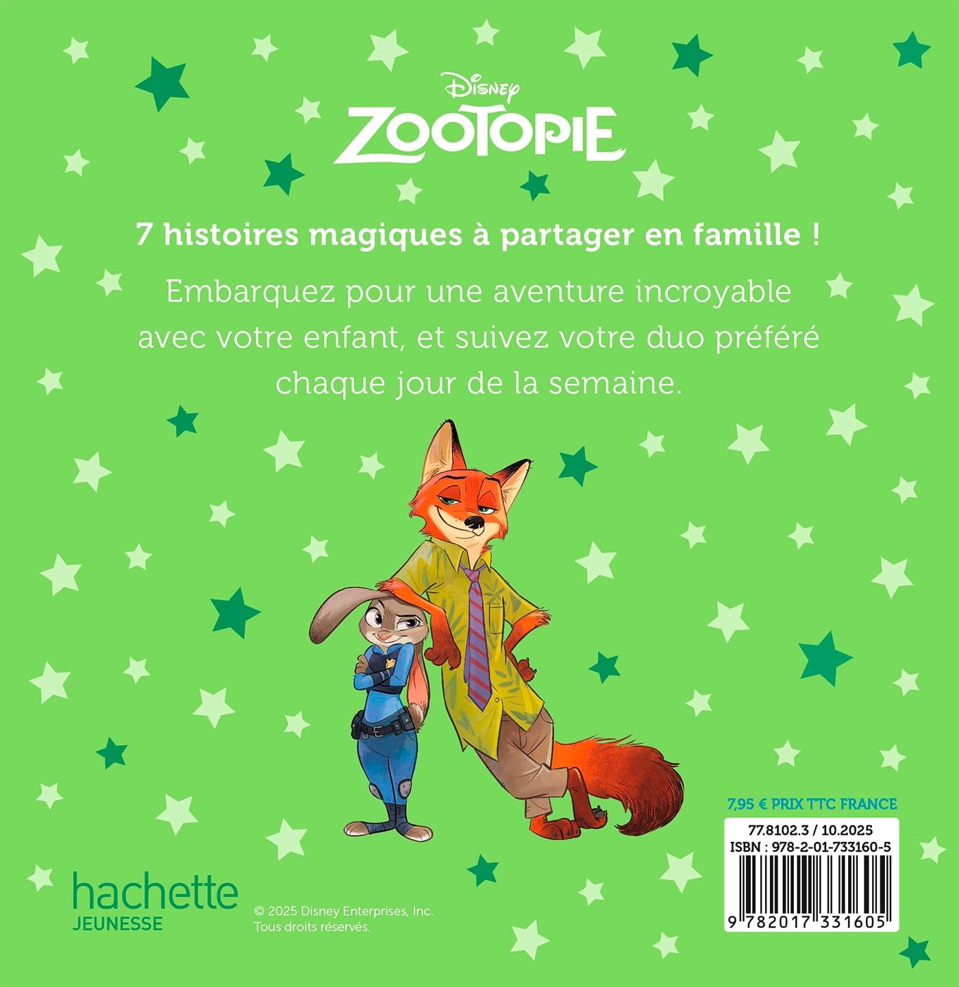 Livre Zootopie 7 Histoires pour la Semaine - Hachette Jeunesse – Image 3