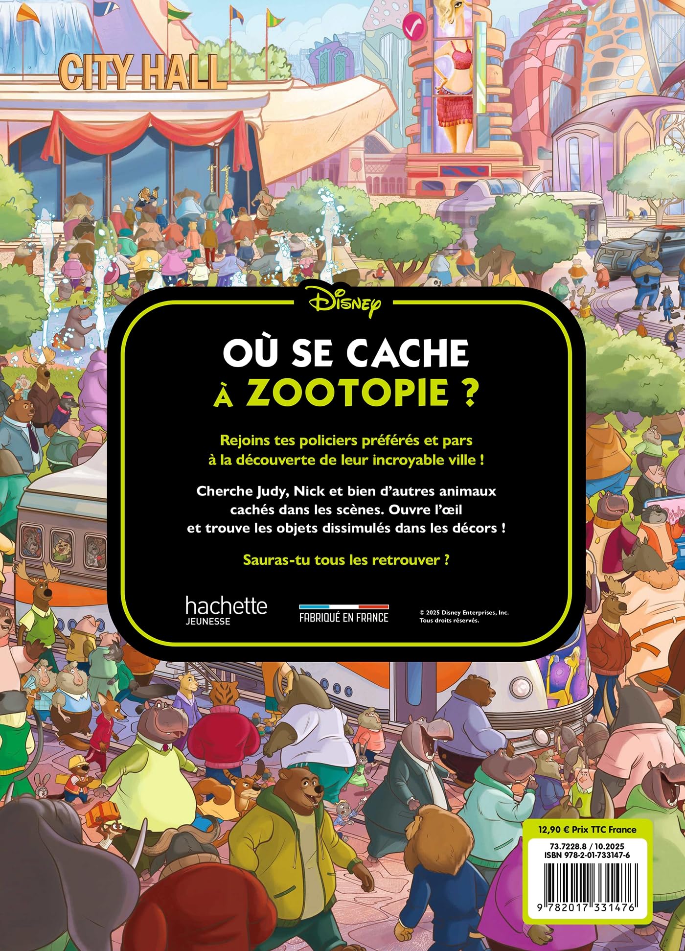Livre Cherche et Trouve Zootopie - Où se cache à Zootopie ? – Image 3