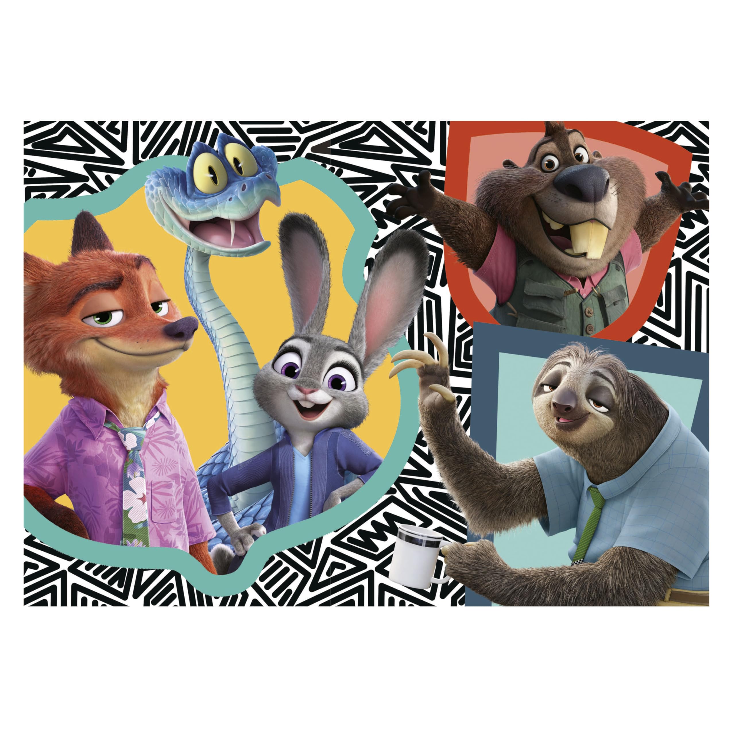 Puzzle Zootopie 4 Puzzles Progressifs 50-150 Pièces - Educa – Image 3