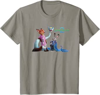 T-shirt Zootopie Personnages - Mixte Enfant