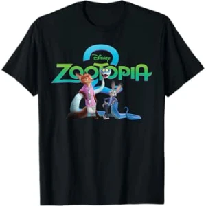 T-shirt Zootopie Nick Wilde Judy Hopps Gary - Poster Art