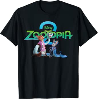 T-shirt Zootopie Nick Wilde Judy Hopps Gary - Poster Art